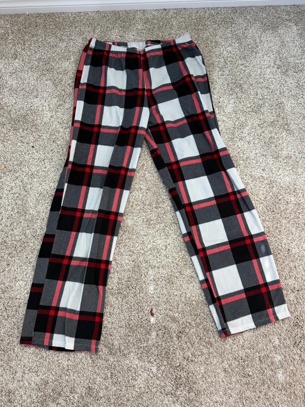 Wondershop Black, Red & White Plaid Joggers